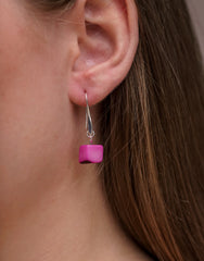 Earrings (Cube)