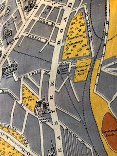 Scarf Edinburgh & Leith Vintage Map