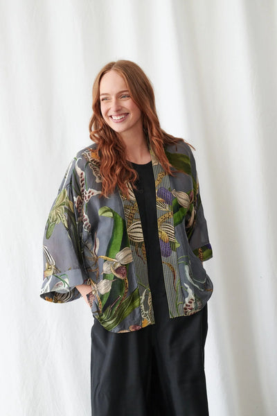 Kimono Orchid Grey