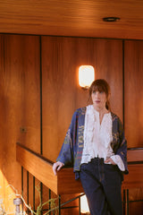 Kimono Paisley Seed Navy