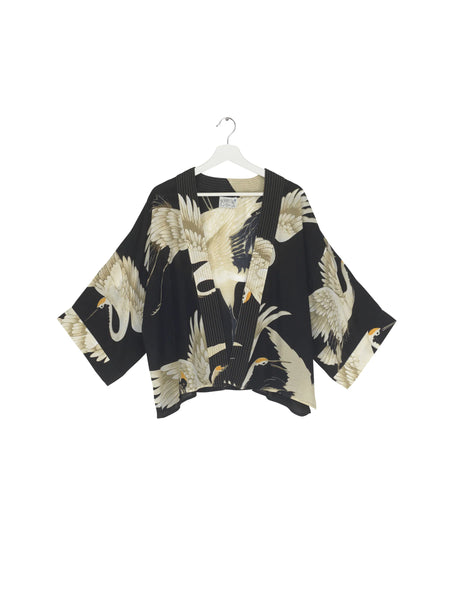 Kimono Black Stork