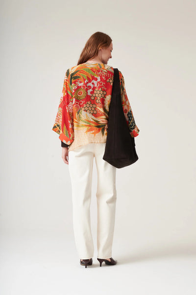Kimono Fans Scarlet