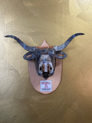 3D Harris Tweed Highland Cow Plaque