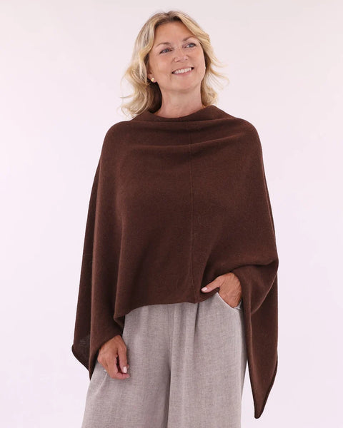 Poncho (Wool & Cashmere Blend)
