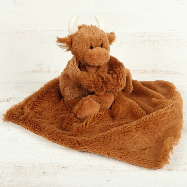 Highland Coo Toy Soother