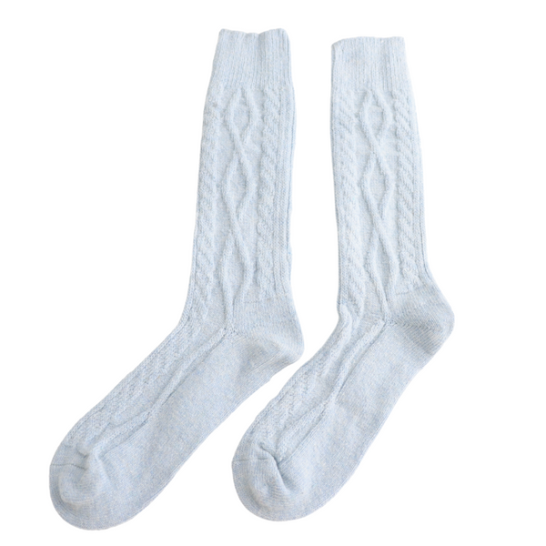 Wool Cable Socks