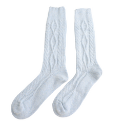 Wool Cable Socks