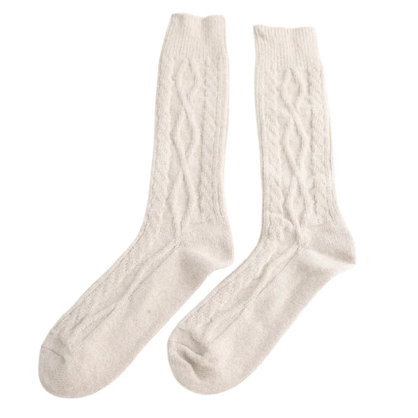 Wool Cable Socks