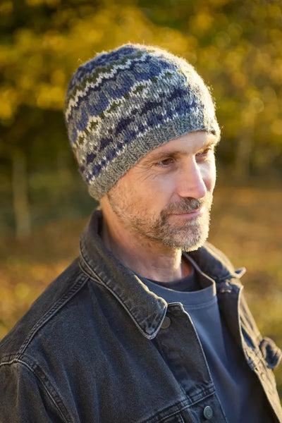Fair Isle Bobble Beanie