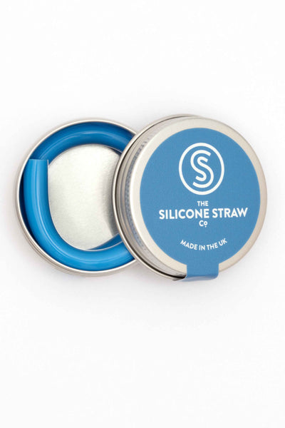 Silicone Straw in a Tin