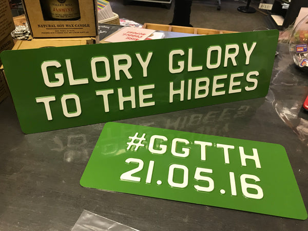 Metal Signs (Football) - Hibs