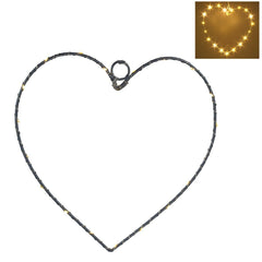 LED Wire Heart 50cm