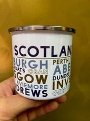 Enamel Mugs - Scotland
