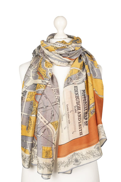 Scarf Edinburgh & Leith Vintage Map