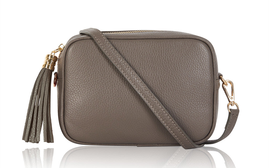 Italian Leather Crossbody Tassel Bag – Destined for Home