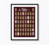 Bucket List - 50 Scottish Whiskies Poster